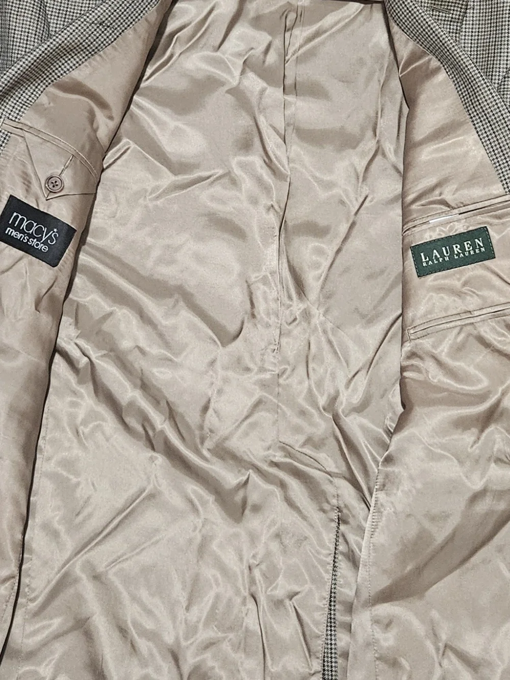 Lauren Ralph Lauren  Blazer  Suit Jacket Taupe